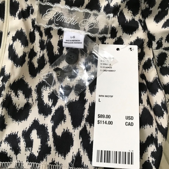 NWT Kimchi Blue June Boatneck Bib Collar Mini Dress L Urban Outfitters - Picture 14 of 15